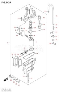 06003F-810001 (2018) 60hp E03-USA (DF60AVT) DF60A drawing FUEL VAPOR SEPARATOR