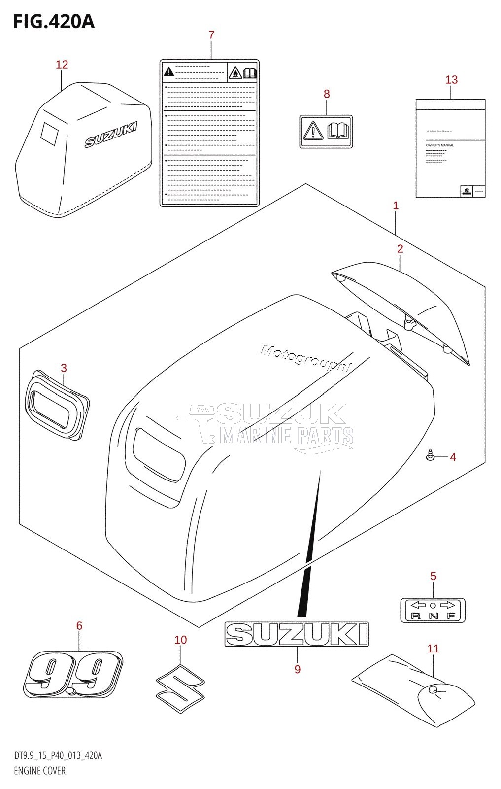 ENGINE COVER (DT9.9:P40)