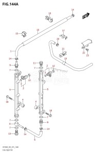 DF300A From 30002P-510001 (E03)  2015 drawing FUEL INJECTOR