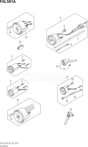 02504F-140001 (2021) 25hp P03-U.S.A (DF25A   DF25AT   DF25ATH   DT25K) DF25A drawing OPT:METER (DF25A:(022,023))