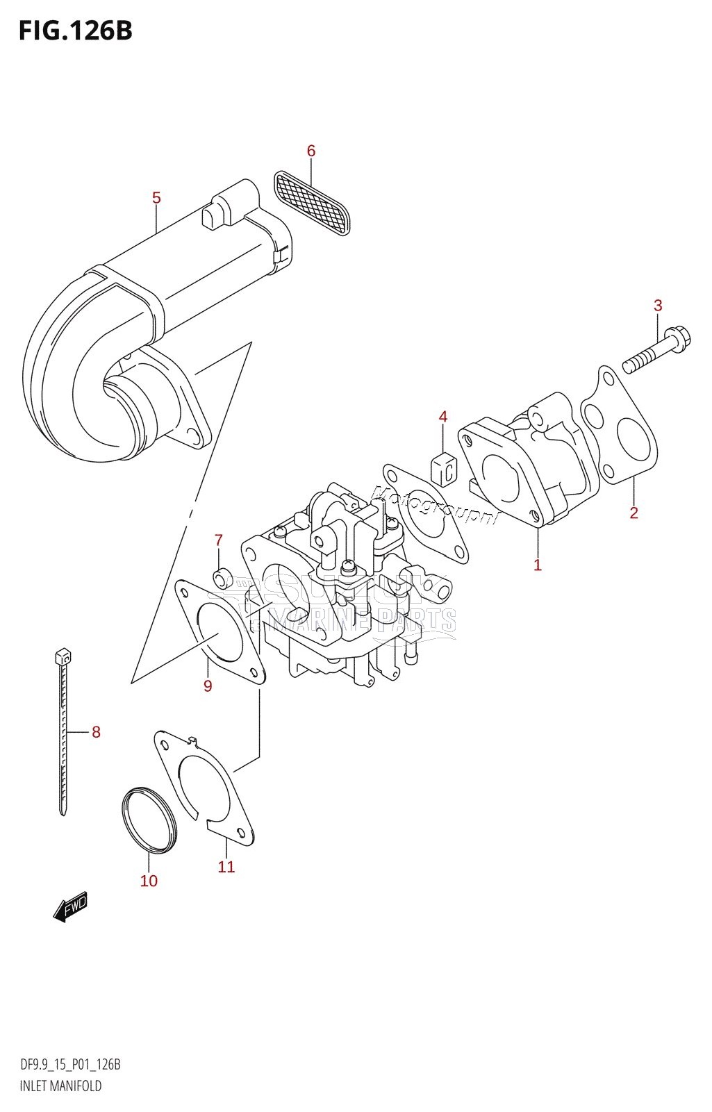 INLET MANIFOLD (K5,K6,K7,K8,K9,K10,011)