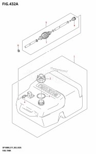 DF140BG From 14004F-440001 (E11 - E40)  2024 drawing FUEL TANK (E40)