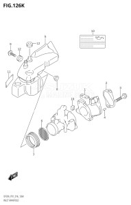 00995F-610001 (2016) 9.9hp P01-Gen. Export 1 (DF9.9B  DF9.9BR  DF9.9BT) DF9.9B drawing INLET MANIFOLD (DF20AR:P01)