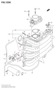 DF175ZG From 17502Z-410001 (E01 E40)  2014 drawing INTAKE MANIFOLD /​ THROTTLE BODY (DF150ZG:E01)