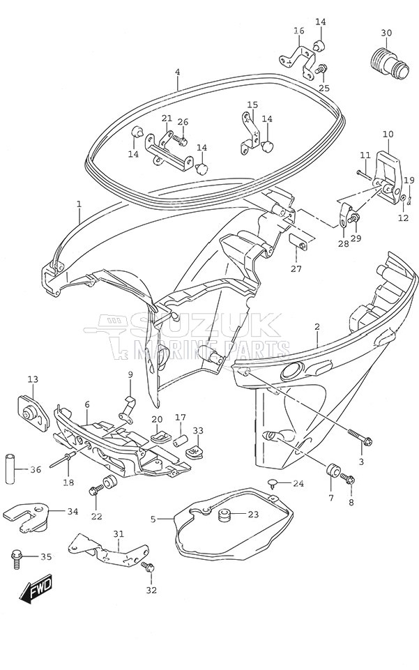 Side Cover Remote Control w/Power Tilt