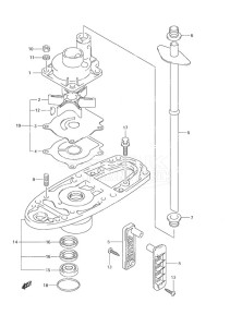 DF 25 drawing Water Pump