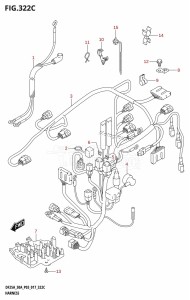 DF30A From 03003F-710001 (P40)  2017 drawing HARNESS (DF25AT:P03)