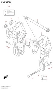 DF50A From 05003F-040001 (E01)  2020 drawing CLAMP BRACKET (DF40AQH)