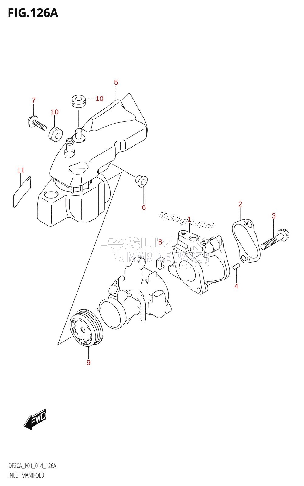 INLET MANIFOLD (DF9.9B:P01)