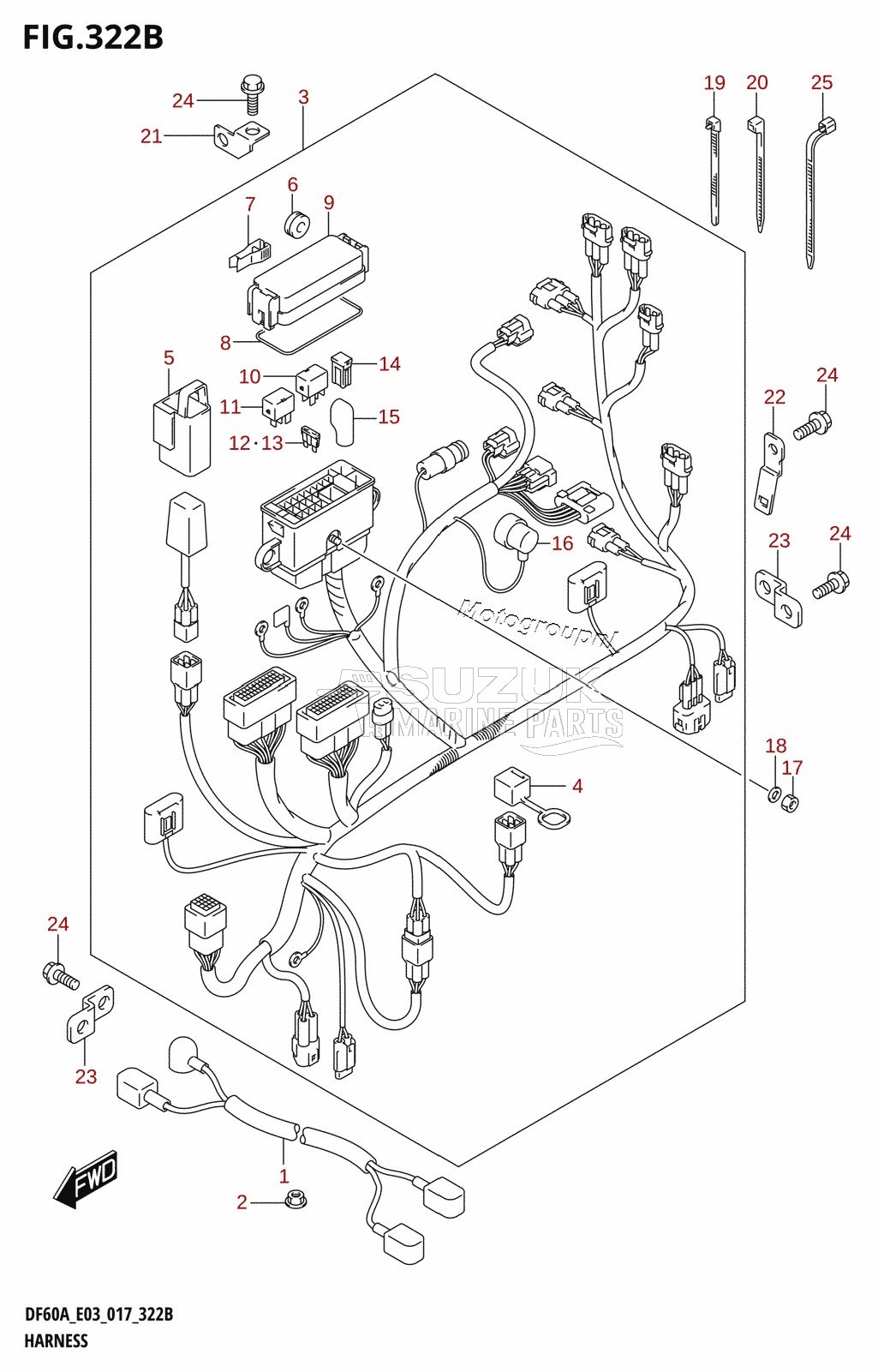 HARNESS (DF50A:E03)