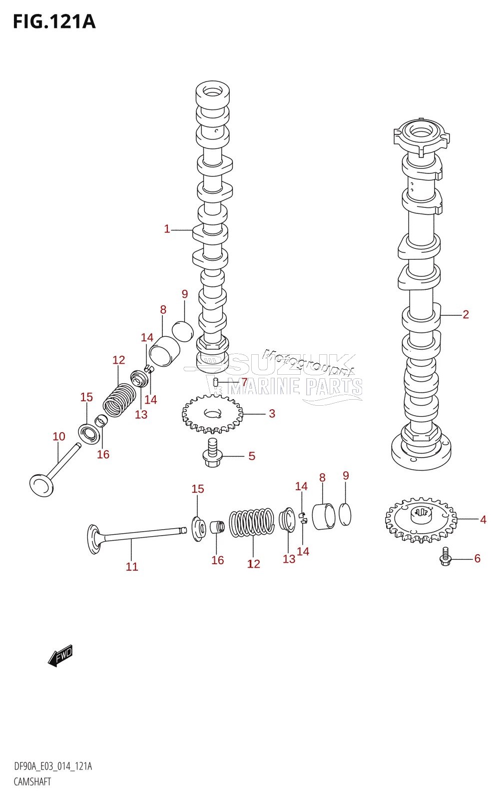 CAMSHAFT (DF70A:E03)