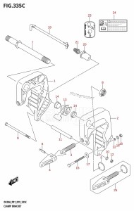 DF15A From 01504F-910001 (P01)  2019 drawing CLAMP BRACKET (DF9.9BR,DF15AR,DF20AR)