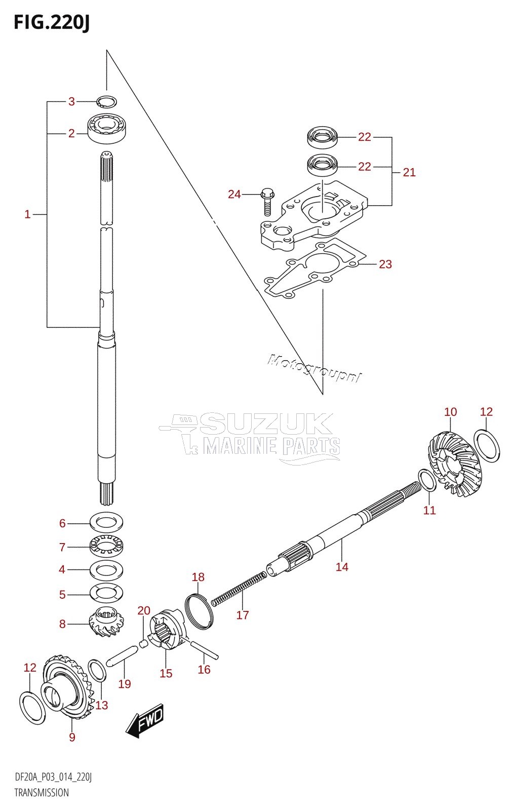 TRANSMISSION (DF20AR:P03)