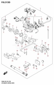 DF9.9B From 00995F-510001 (P01)  2015 drawing OPT:REMOTE CONTROL PARTS (DF20A:P40)