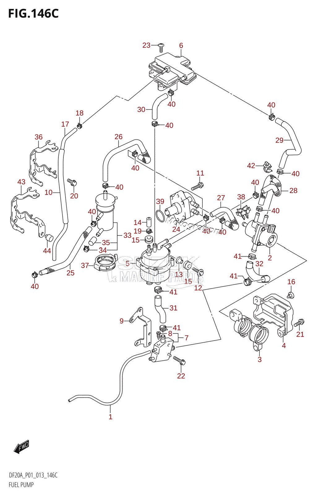 FUEL PUMP (DF15A:P01)