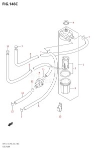 DT15 From 01504-210001 (P37-)  2012 drawing FUEL PUMP (DT9.9K:P36)