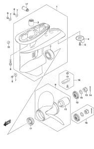 DF 40A drawing Gear Case