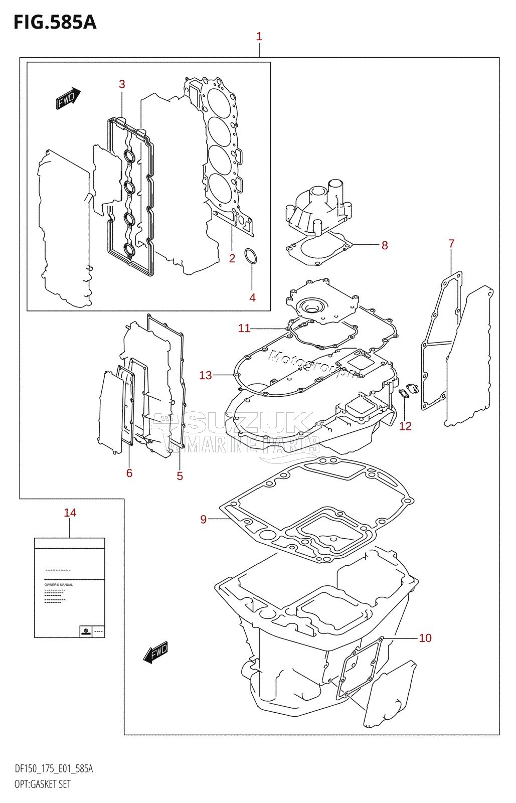 OPT:GASKET SET