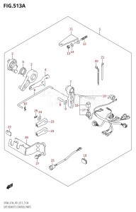 DF9.9A From 00994F-210001 (P01)  2012 drawing OPT:REMOTE CONTROL PARTS (DF8A:P01)