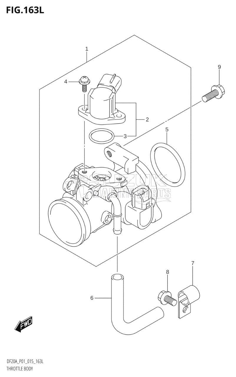 THROTTLE BODY (DF20ATH:P01)