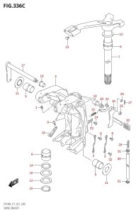 DF140A From 14003F-040001 (E11 E40)  2020 drawing SWIVEL BRACKET (DF115AT,DF115AZ)