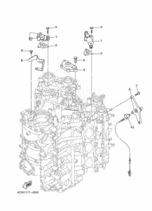 FL250DETX drawing CYLINDER-AND-CRANKCASE-3