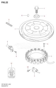 DF140 From 14001Z-680001 (E01 E40)  2006 drawing MAGNETO