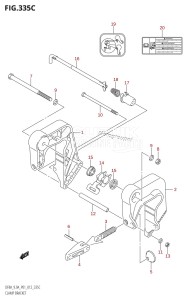 DF8A From 00801F-310001 (P01)  2013 drawing CLAMP BRACKET (DF9.9A:P01)