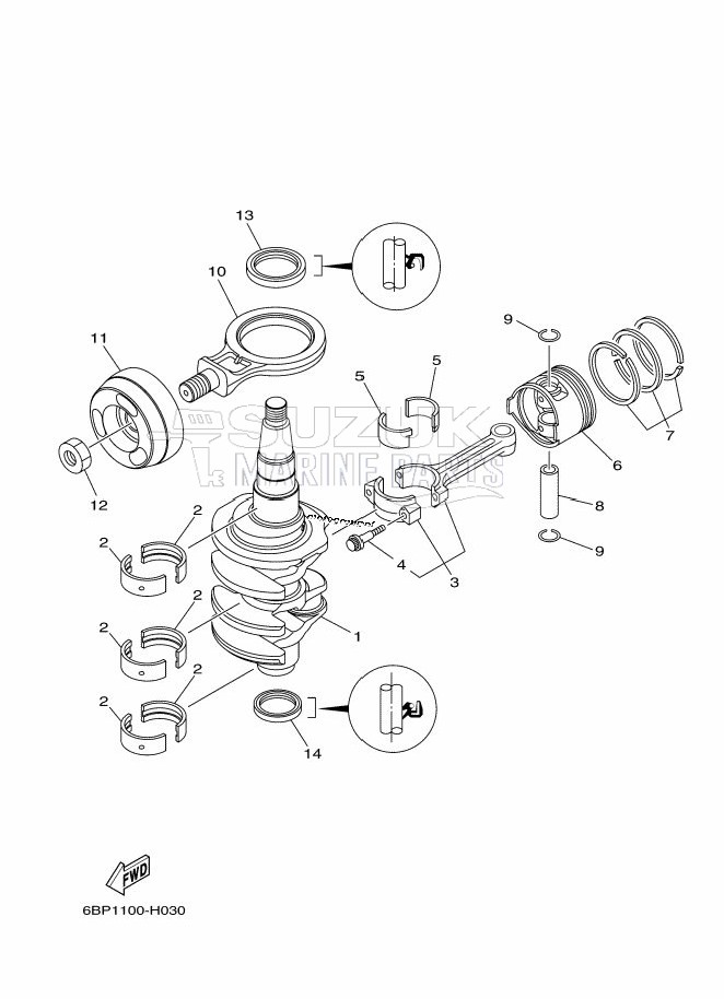 CRANKSHAFT--PISTON