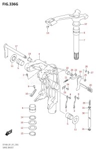 DF140A From 14003F-510001 (E01 E40)  2015 drawing SWIVEL BRACKET (DF140AT:E40)