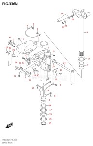 04003F-510001 (2005) 40hp E01 E13-Gen. Export 1 -  SE  Asia (DF40A  DF40AQH  DF40AST  DF40ATH) DF40A drawing SWIVEL BRACKET (DF50AVT:E01)