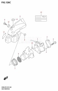 DF20A From 02002F-910001 (P01 P40)  2019 drawing INLET MANIFOLD (DF20A,DF20AR,DF20AT,DF20ATH)