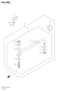 DF80A From 08002F-410001 (E01 E40)  2014 drawing DRAG LINK (DF90ATH:E01)