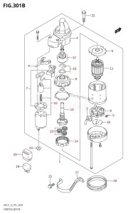 DF15 From 01502F-980001 (P01)  2009 drawing STARTING MOTOR (K5,K6,K7,K8,K9,K10,011)