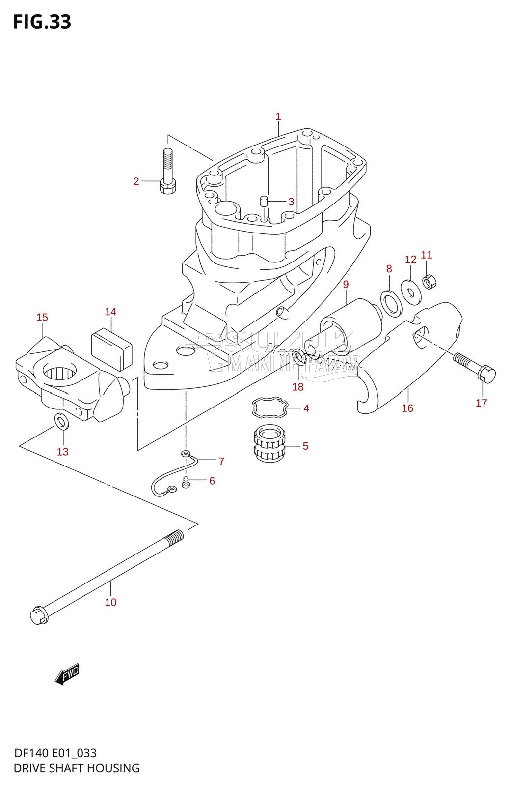 DRIVE SHAFT HOUSING