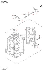 08002F-410001 (2014) 80hp E01 E40-Gen. Export 1 - Costa Rica (DF80A) DF80A drawing CYLINDER BLOCK