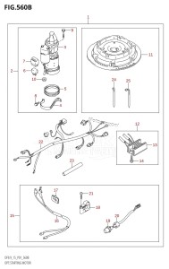 DF15 From 01503F-110001 (P01)  2011 drawing OPT:STARTING MOTOR (K5,K6,K7,K8,K9,K10,011)