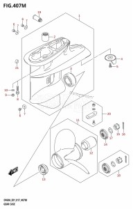 DF40A From 04004F-710001 (E34-Italy)  2017 drawing GEAR CASE (DF60ATH:E40)