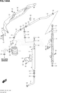 20004F-140001 (2021) 200hp E03-USA (DF200AST   DF200AST) DF200AST drawing FUEL INJECTOR