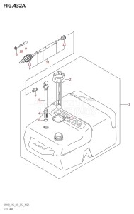 DF115T From 11502F-210001 (E01 E40)  2012 drawing FUEL TANK