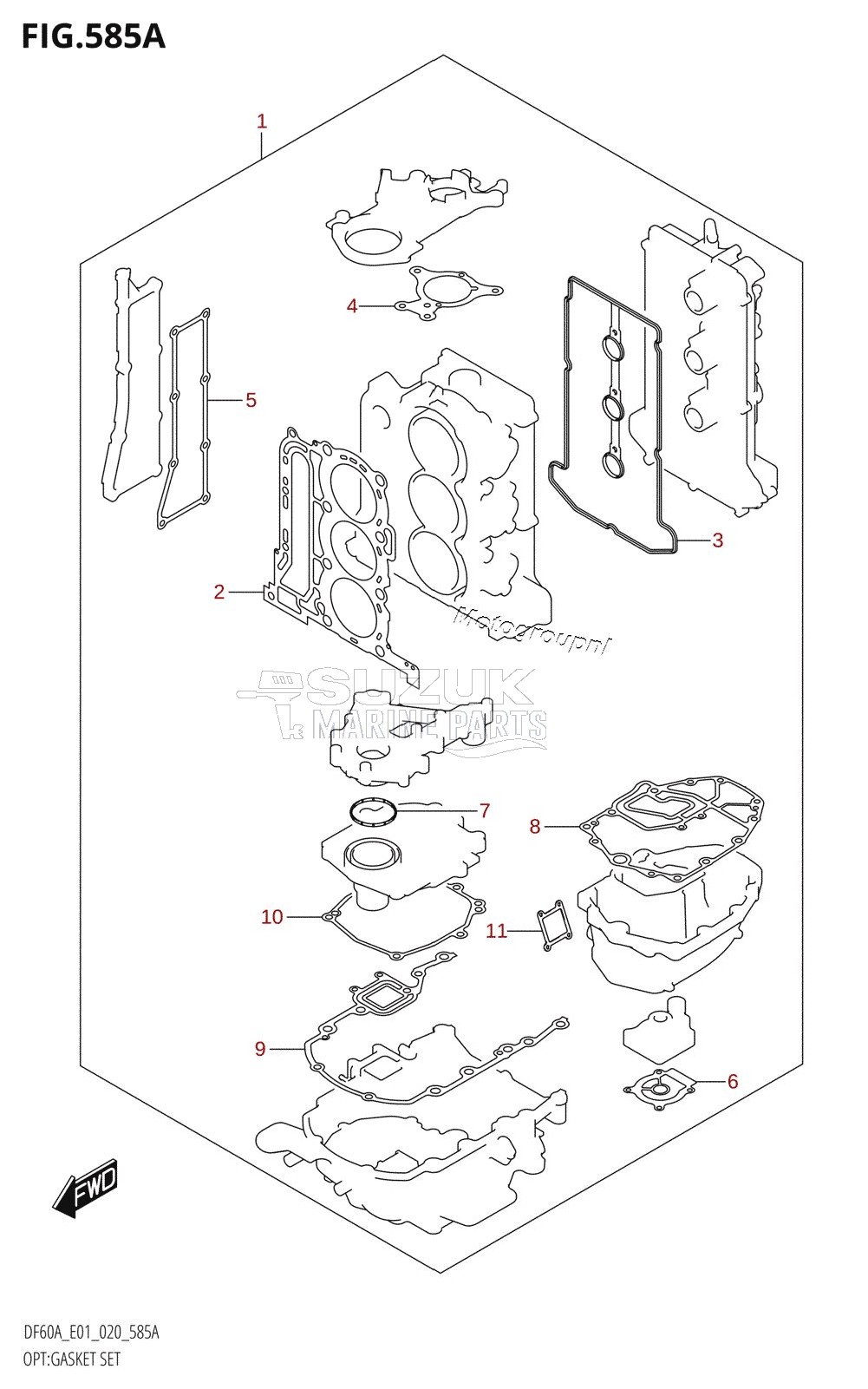 OPT:GASKET SET