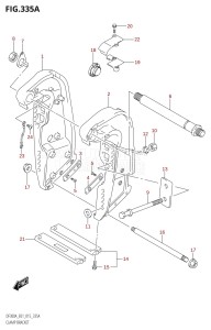 DF300A From 30002P-510001 (E01 E40)  2015 drawing CLAMP BRACKET