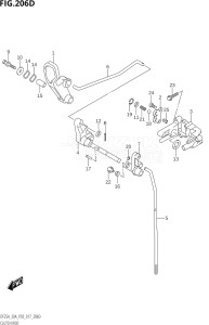 02504F-710001 (2017) 25hp P03-U.S.A (DF25A  DF25AQ  DF25AR  DF25AT  DF25ATH) DF25A drawing CLUTCH ROD (DF25ATH:P03)