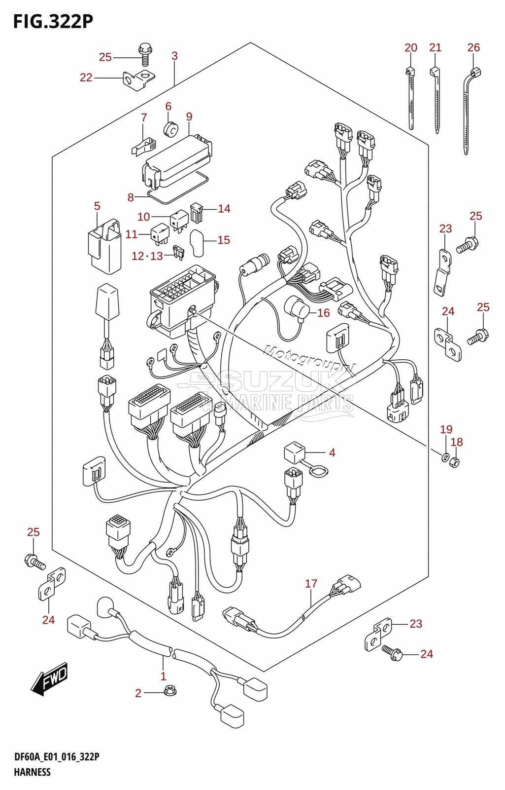 HARNESS (DF50AVTH:E01)