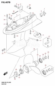 DF50A From 05003F-910001 (E03)  2019 drawing GEAR CASE (DF50AVT,DF60AVT)