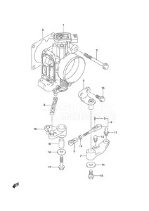 Outboard DF 140A drawing Throttle Body