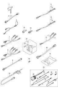 Outboard DF 150 drawing Meter (3) (Model: TG/ZG)