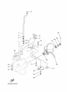 F50DETL drawing LOWER-CASING-x-DRIVE-2