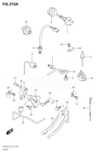 DF150AZ From 15003Z-910001 (E03)  2019 drawing SENSOR