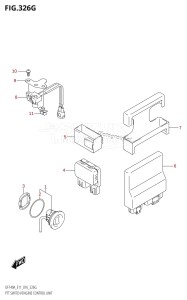 DF115AST From 11504F-610001 (E03)  2016 drawing PTT SWITCH /​ ENGINE CONTROL UNIT (DF140AT:E40)